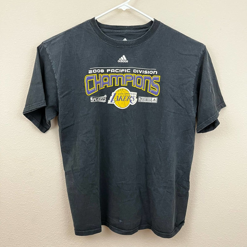 Adidas Men's XL Los Angeles Lakers 2008 Pacific Division Champions Kobe LA